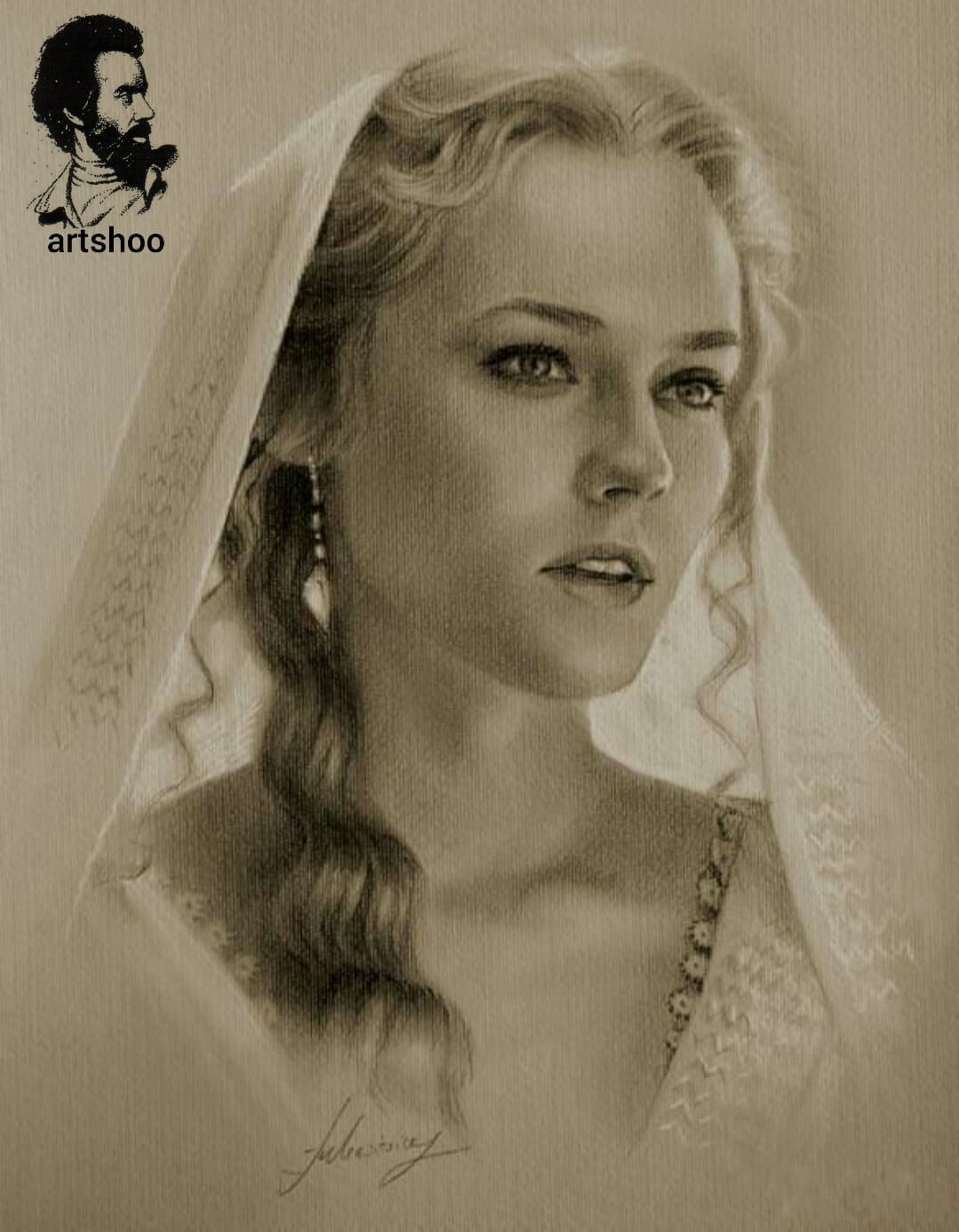 آموزش نقاشی سیاه قلم